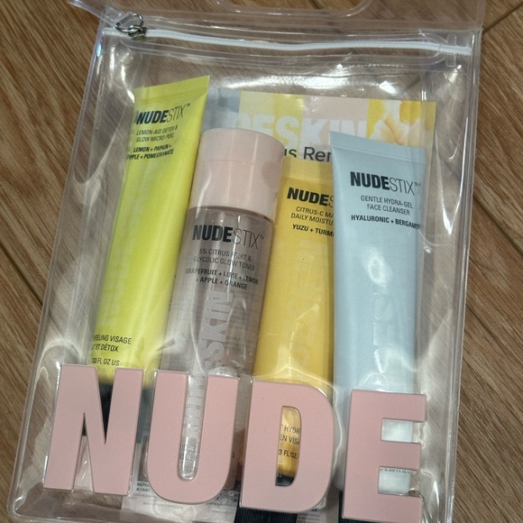 NUDESTIX Skincare Set with Yellow, Pink, and Blue Packaging bundle - Picture 1 of 2